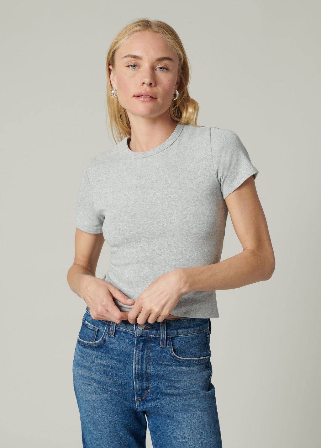 Joes Baby Tee-Grey