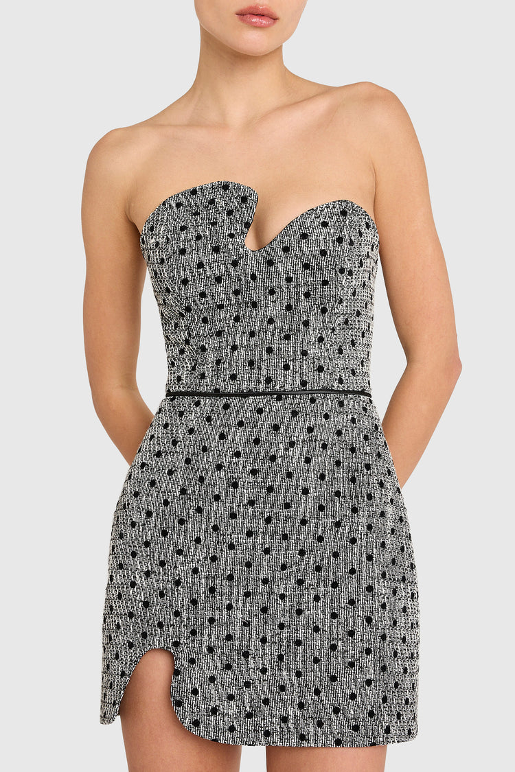 Puzzle Strapless Mini