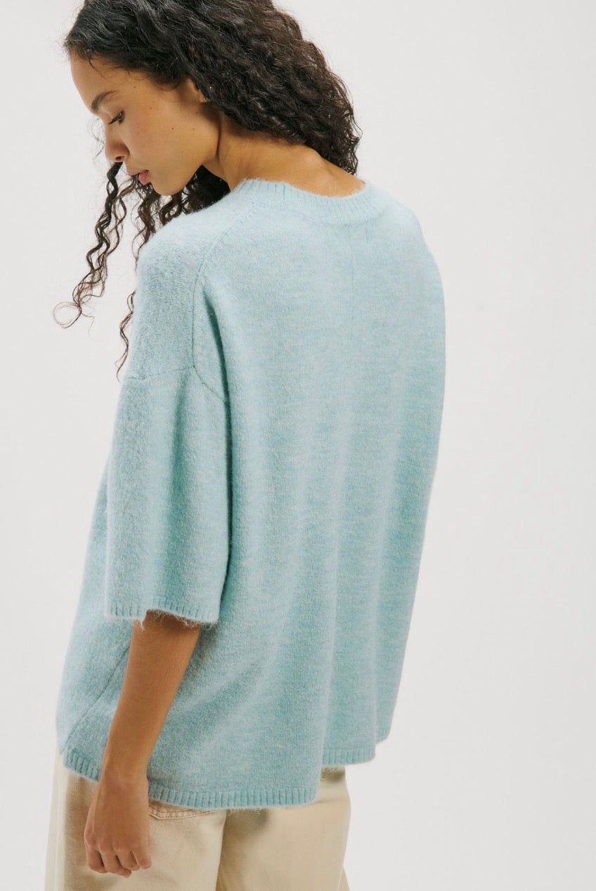 Margot Sweater Tee in Angel Falls