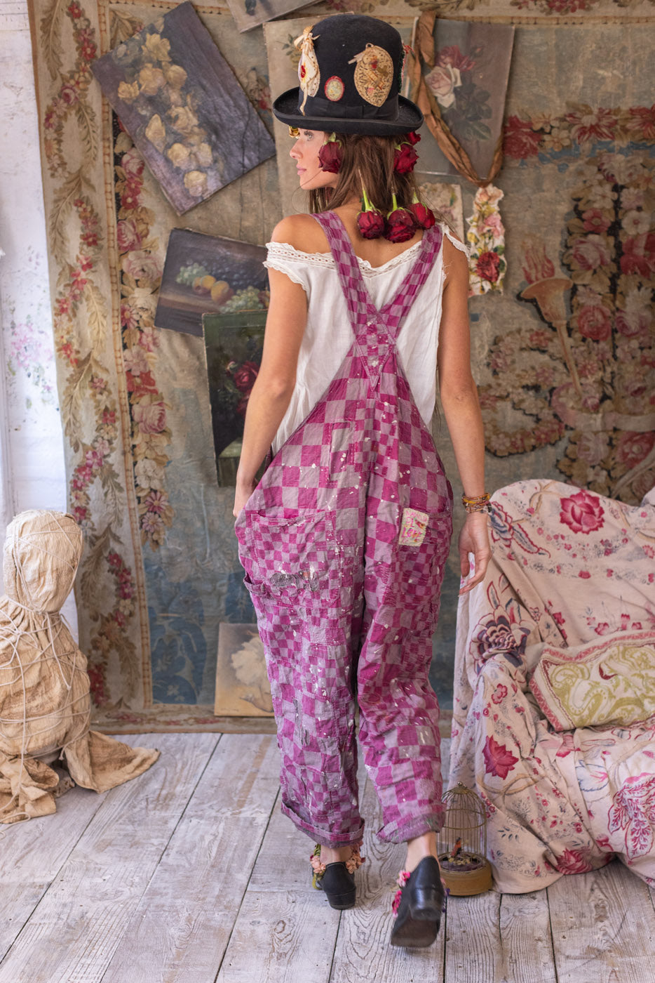 Magnolia Pearl Patchwork Love Overalls