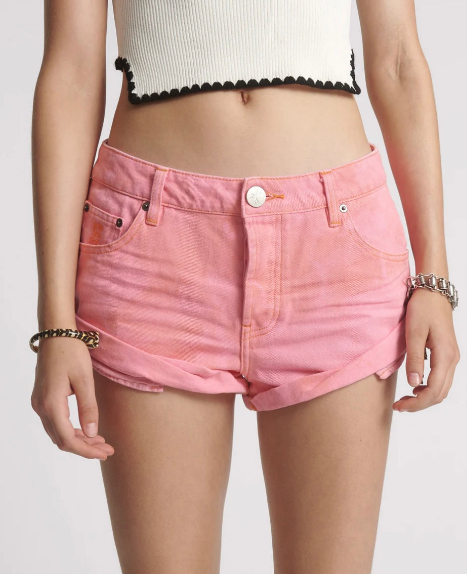 OneTeaspoon Bandits Low Waist Denim Short