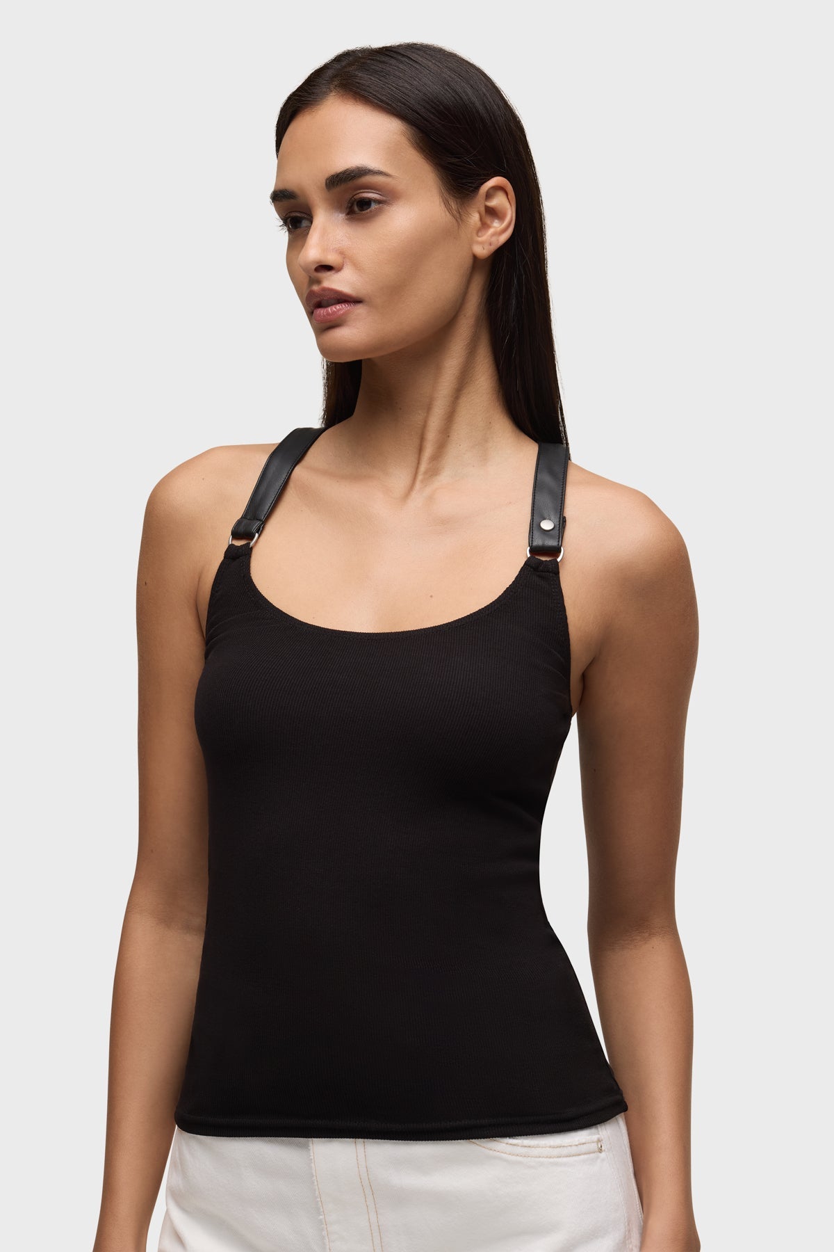 Harness Leather Strap Tank