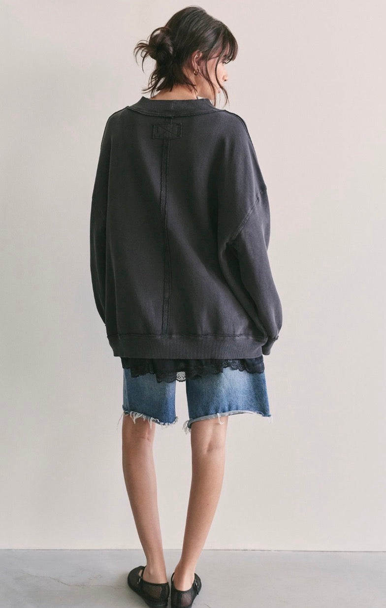 We The Free Palm Spring Turtleneck Graphic Pullover