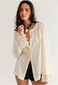 Donni Relaxed, Button-Down Blouse