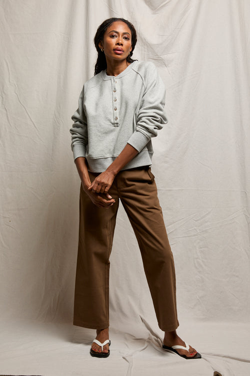 Bowen Button Down Sweatshirt