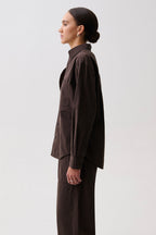 Mila Button Down Wrap Top