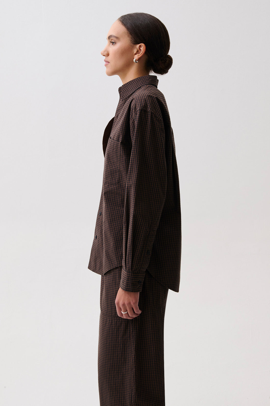 Mila Button Down Wrap Top