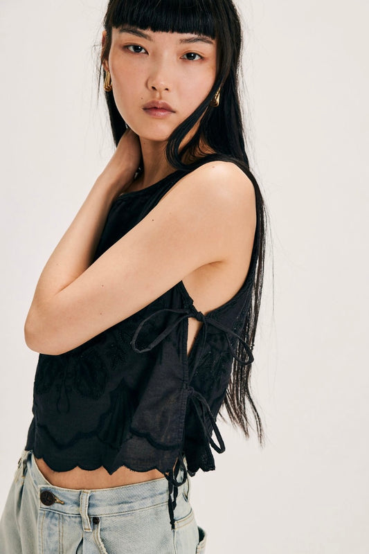 Free People Faded Gardens Tank