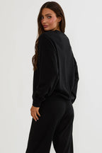 Devyn Oversized Midnight Mummy Sweatshirt