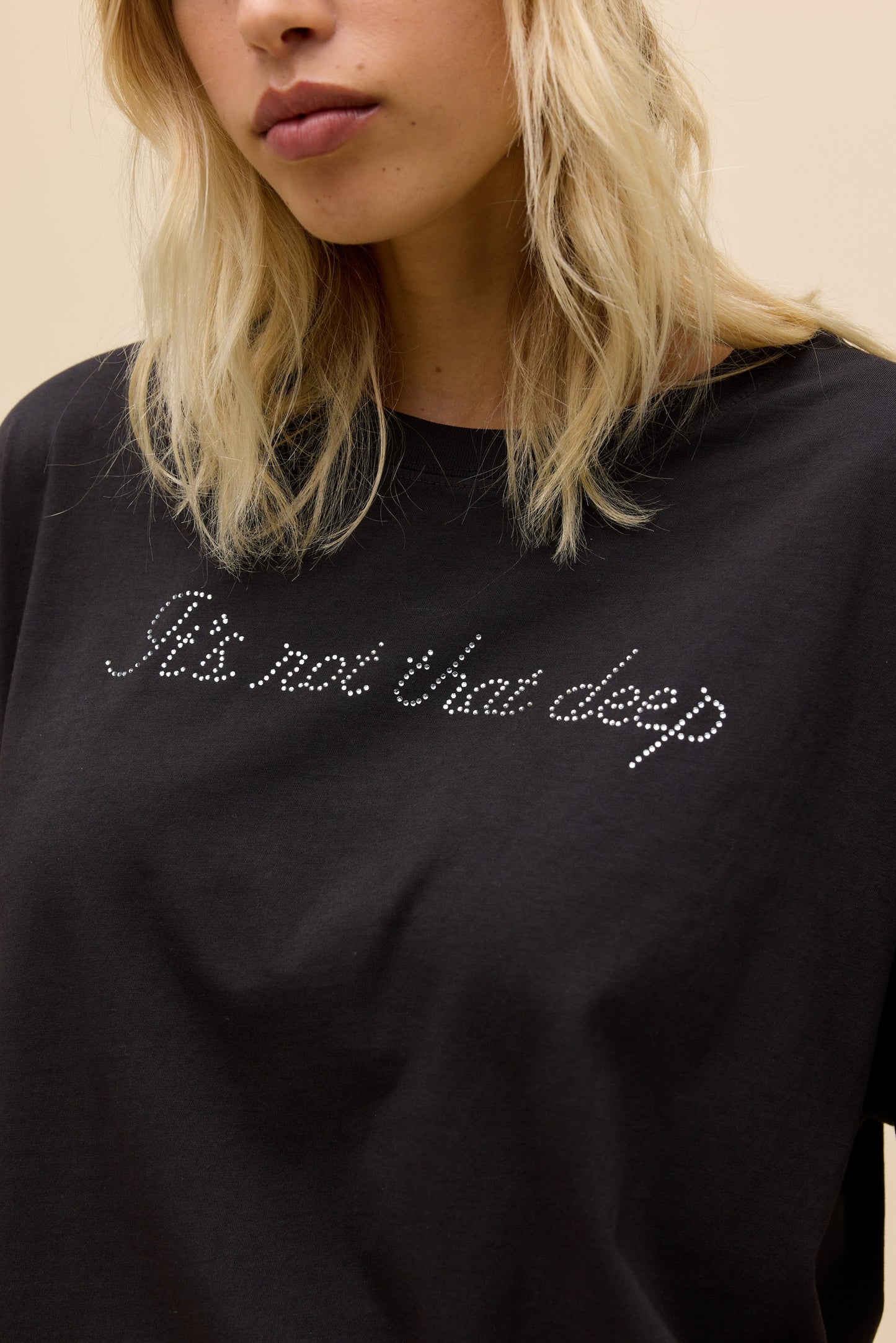It’s Not That Deep Rhinestone Merch Tee