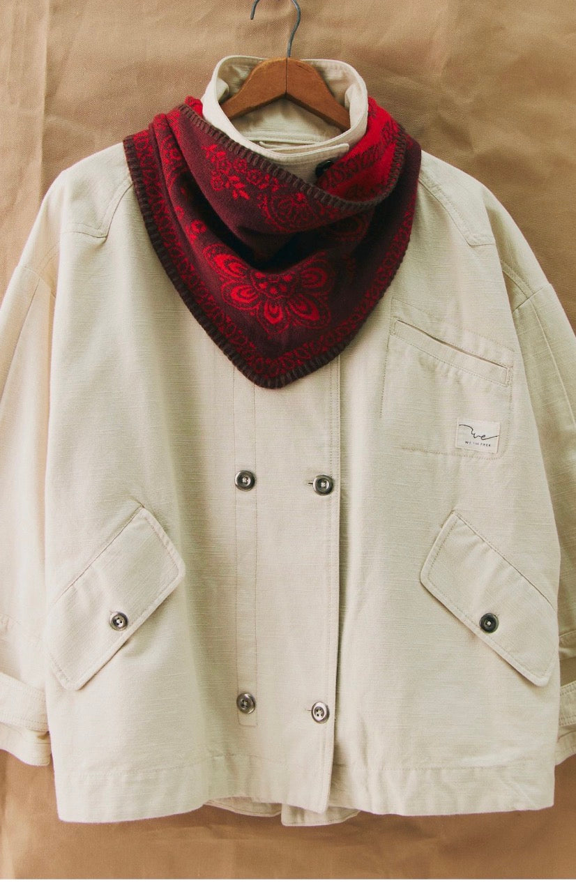 Carmen Knitted Triangle Bandana