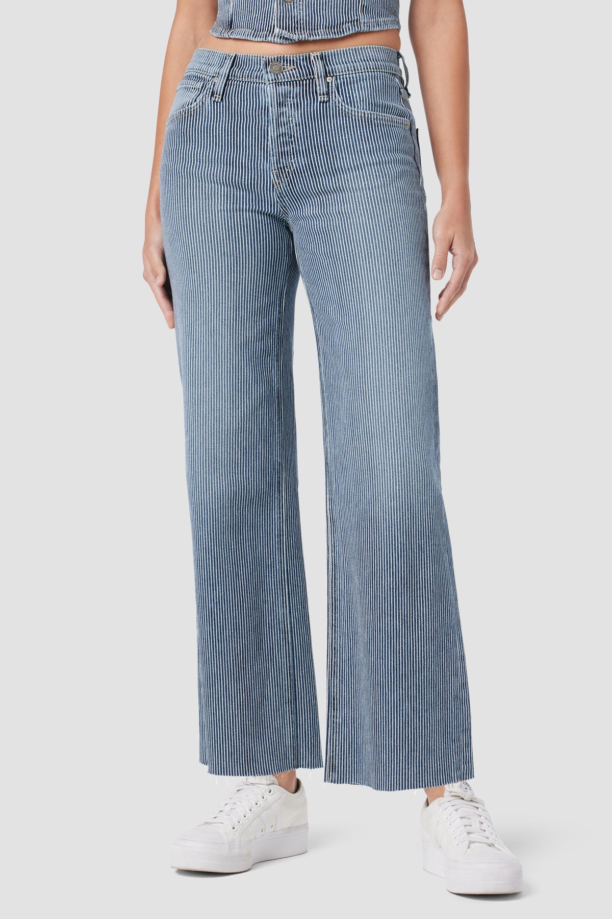 Hudson Rosie High-Rise Wide Leg Ankle Jean