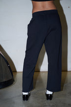 Fallon Black Barrel Sweatpant