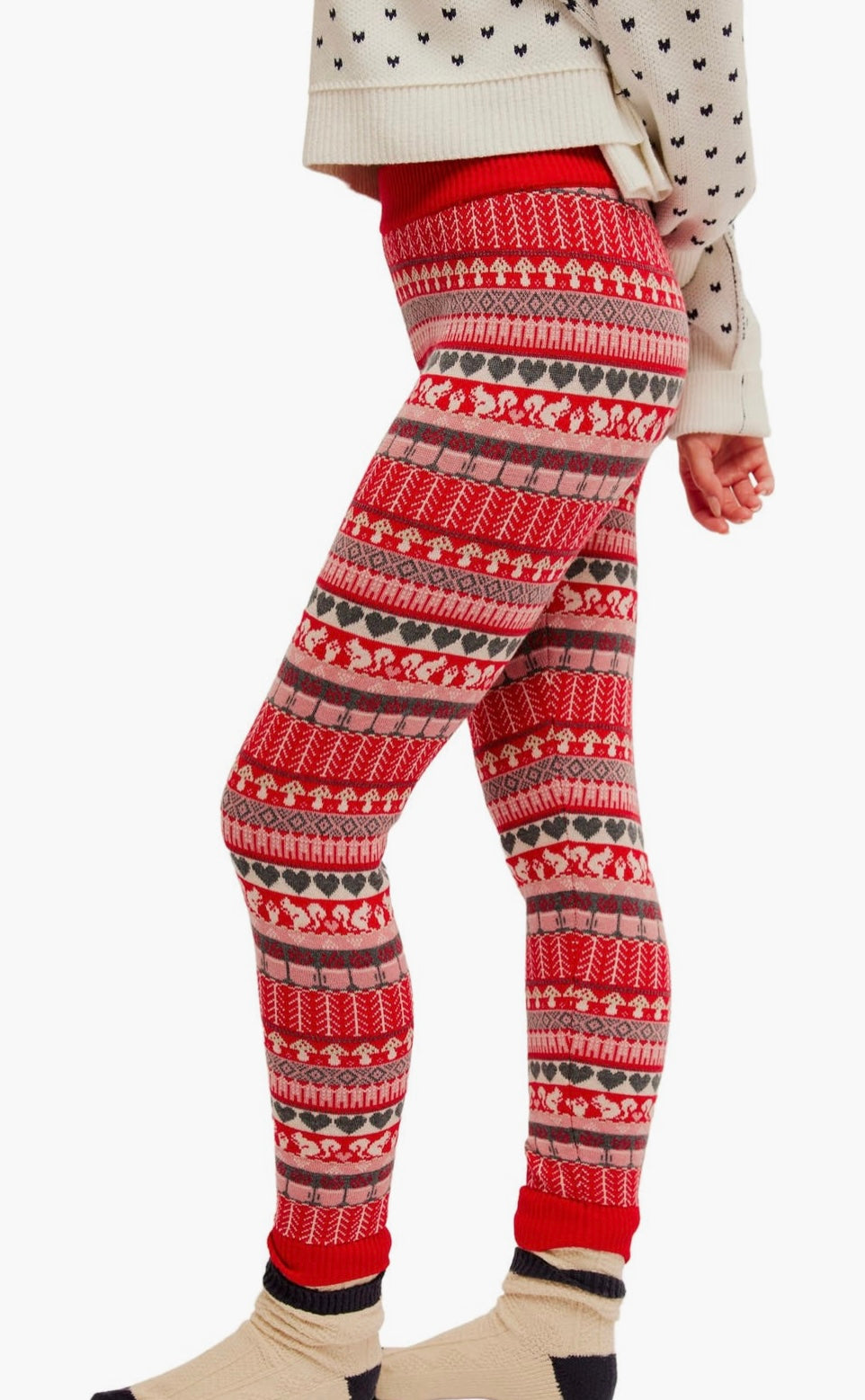 Free People Falala Fair Isle Leggings