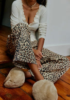 Free People Taupe Snowball Slipper
