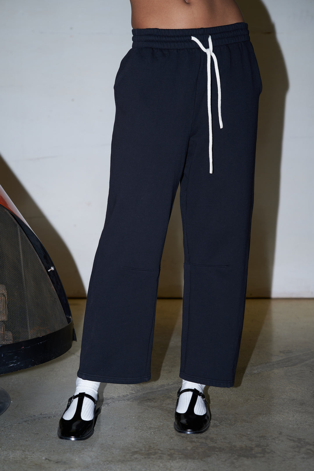 Fallon Black Barrel Sweatpant