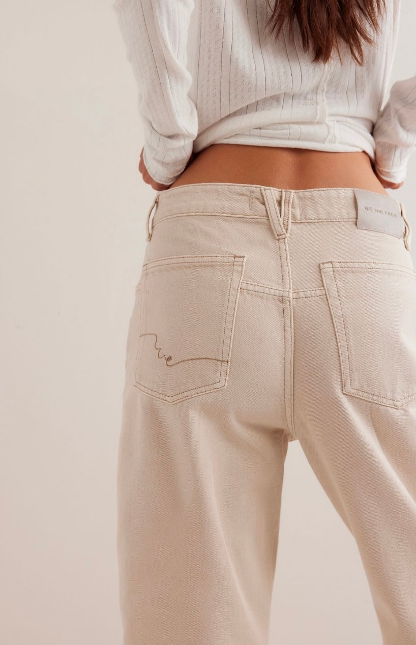 Free People We The Free Deep Trance Dropped Boyfriend Jeans