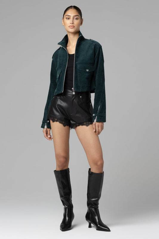Social Cues Green Corduroy Jacket