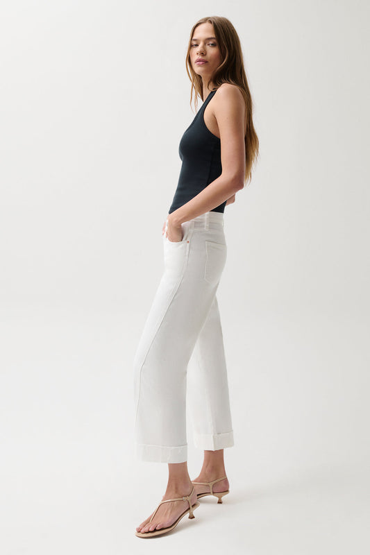 Kacey Mid Rise Cuffed Boyfriend