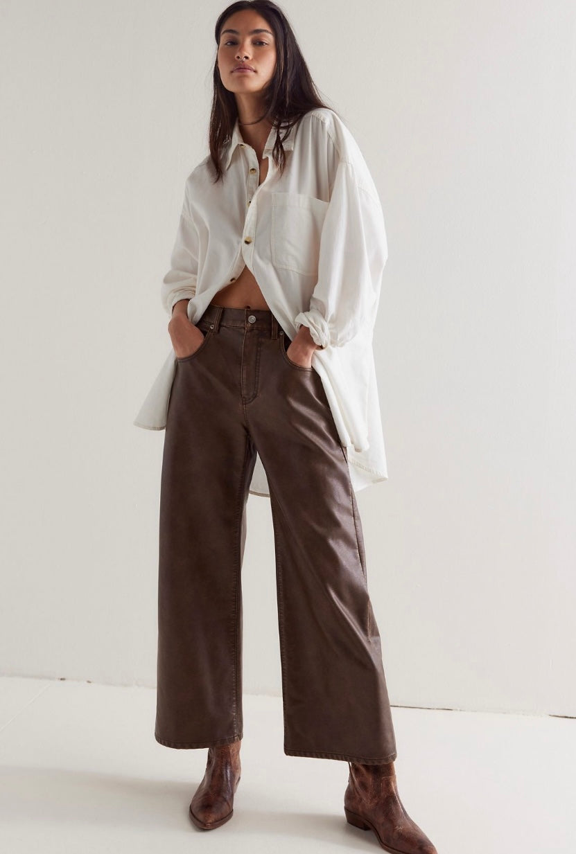 Free People Misha Vegan Pants