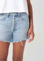 Agolde Parker Long Denim Short