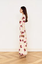 Emery Mesh Floral Midi