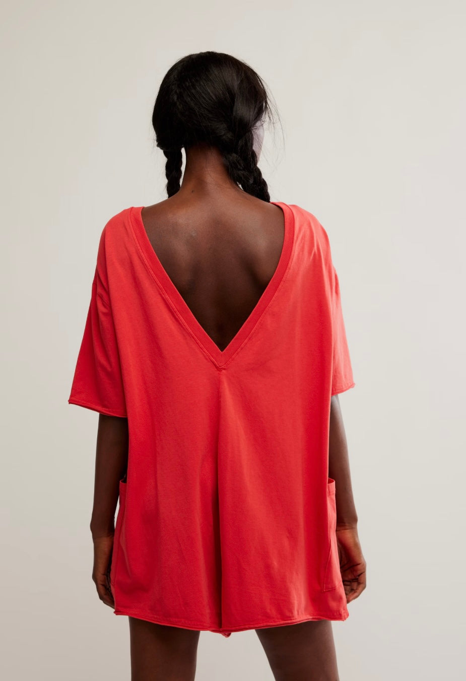 Free People Hot Shot Tee Romper