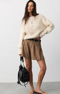 Low Tide Cream Knit Pullover