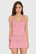 Alistair Top in Gingham by Amanda Uprichard