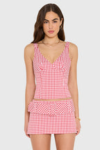 Alistair Top in Gingham by Amanda Uprichard