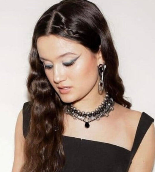 Stellan Earrings in Gunmetal