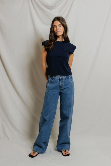 Porter Supima Cap Sleeve Tee