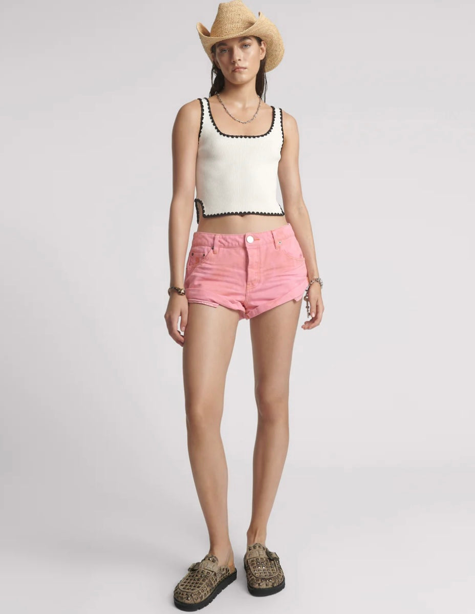 OneTeaspoon Bandits Low Waist Denim Short