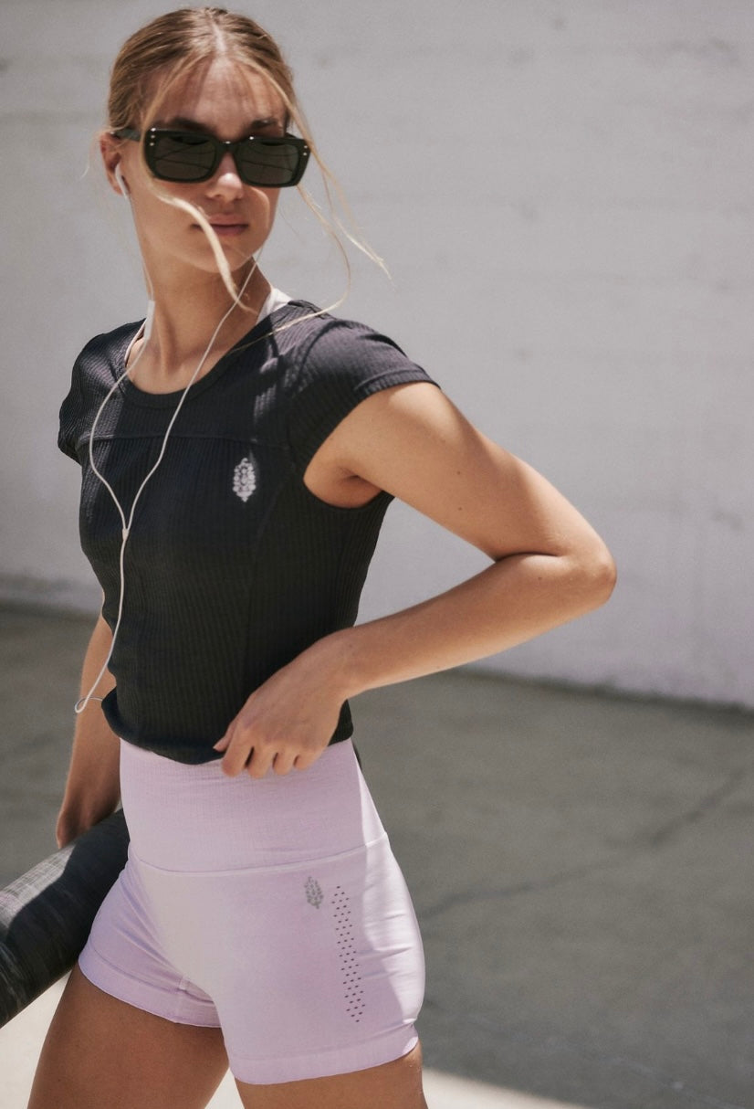 Free People Tempo Ribbed Baby Tee
