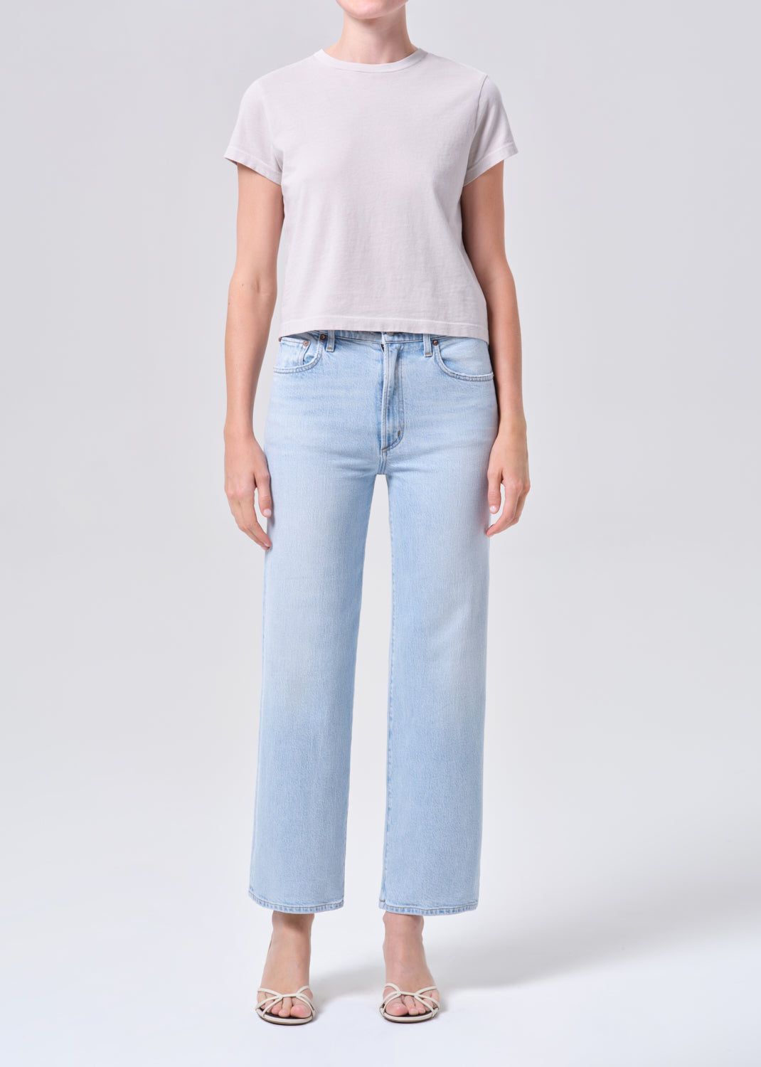 Agolde Harper Crop Jean in Flaunt