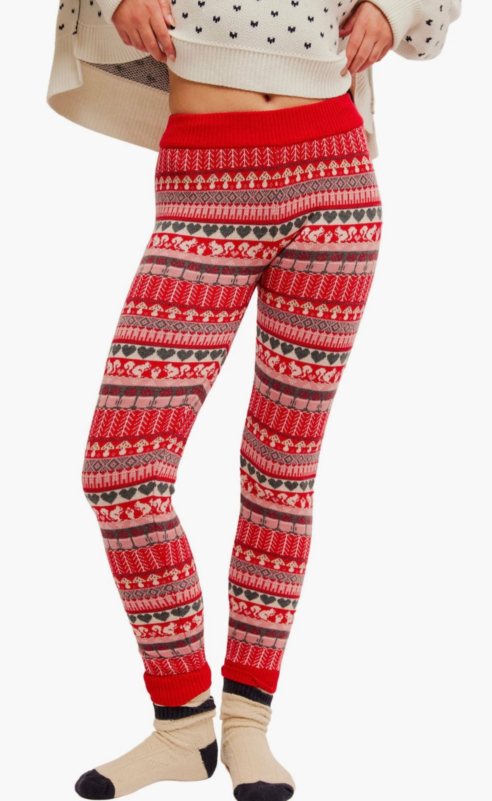 Free People Falala Fair Isle Leggings