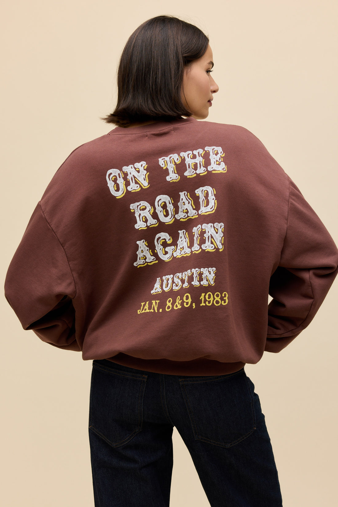 Willie Nelson in Austin
Oversized Crew Sweatshirt
