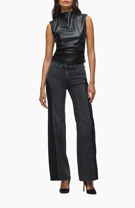 Hudson Vegan Leather Top