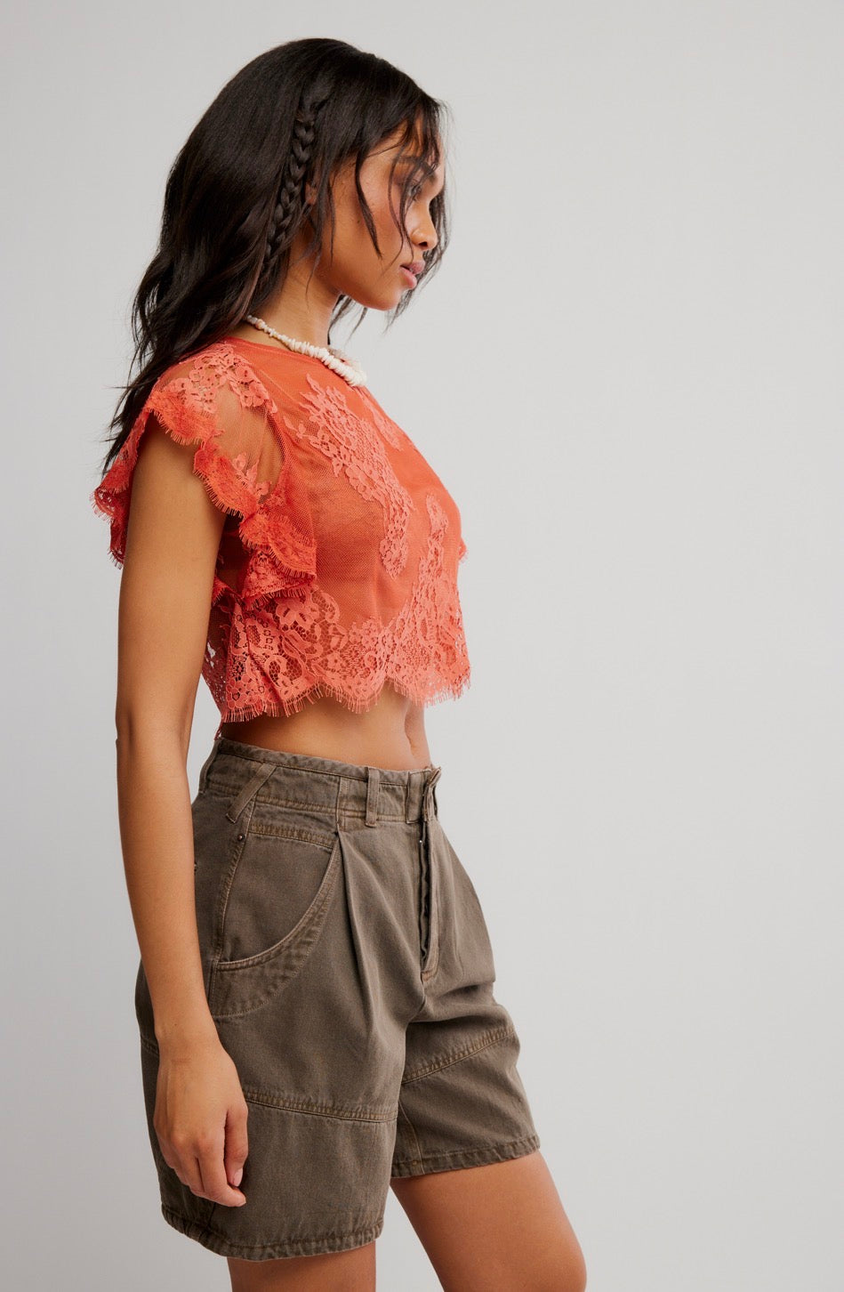Lunar Ash Lace Top