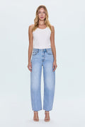 Wes High Rise Barrel Jean-Pistola