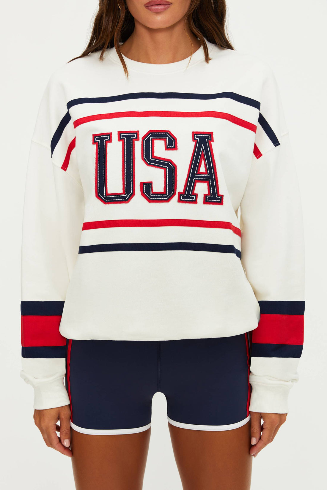 Devon Oversized Firework Colorblock “USA”