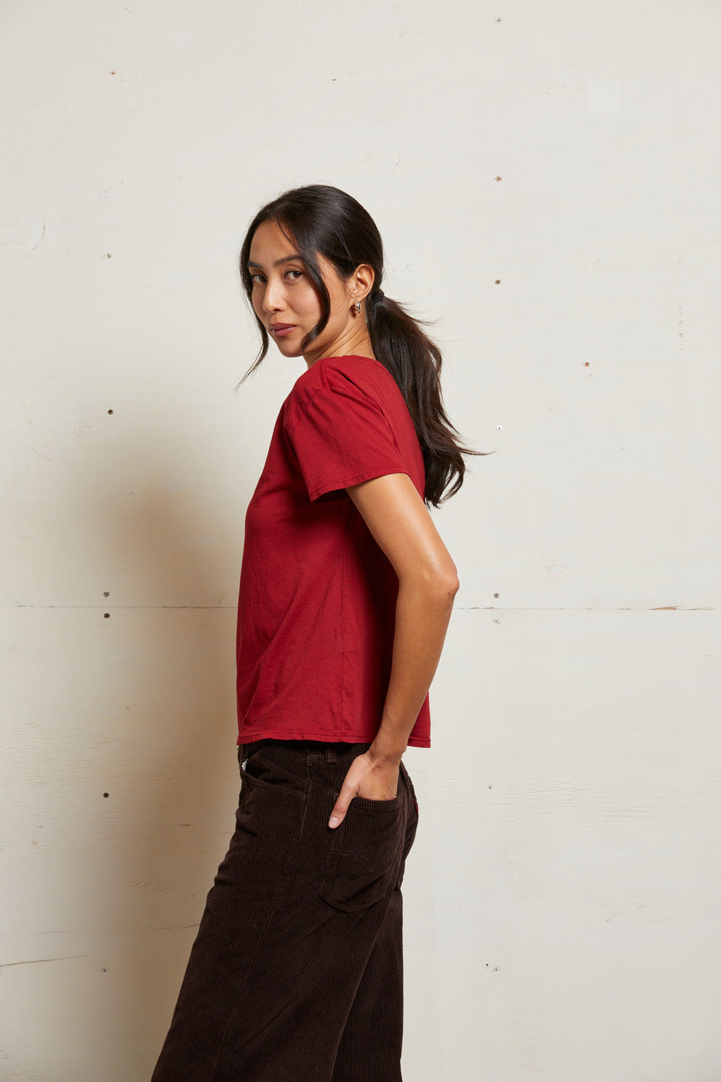 The Harley Perfect White Tee-Maple