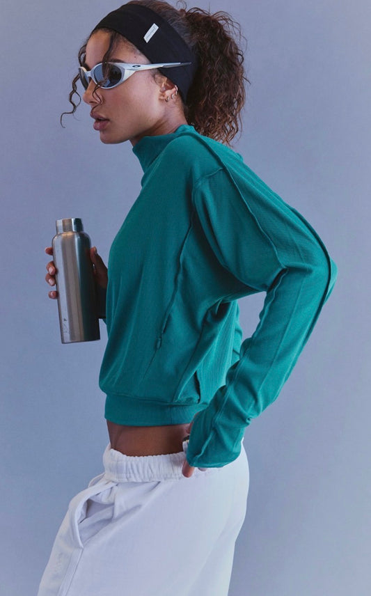 Love To Move Long Sleeve Green Frost