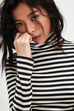 Good Good Stripe Turtleneck