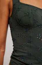 Full Bloom Cotton Eyelet Cami