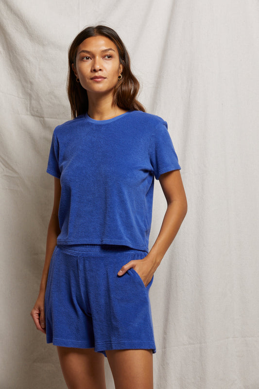 Perfect White Tee Loop Terry Set