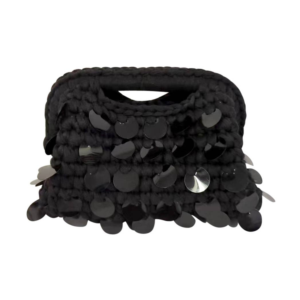 Tropez Woven Bag (Brown Red and Black)