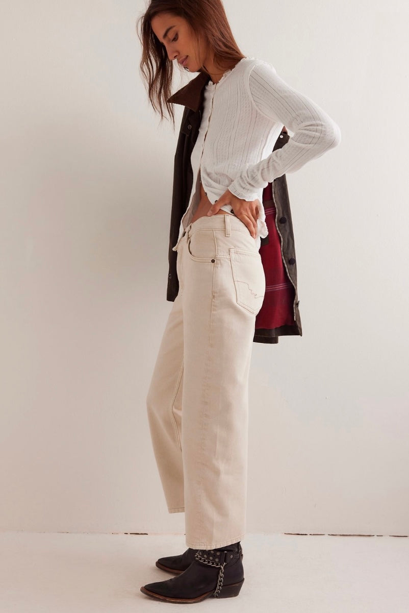 Free People We The Free Deep Trance Dropped Boyfriend Jeans