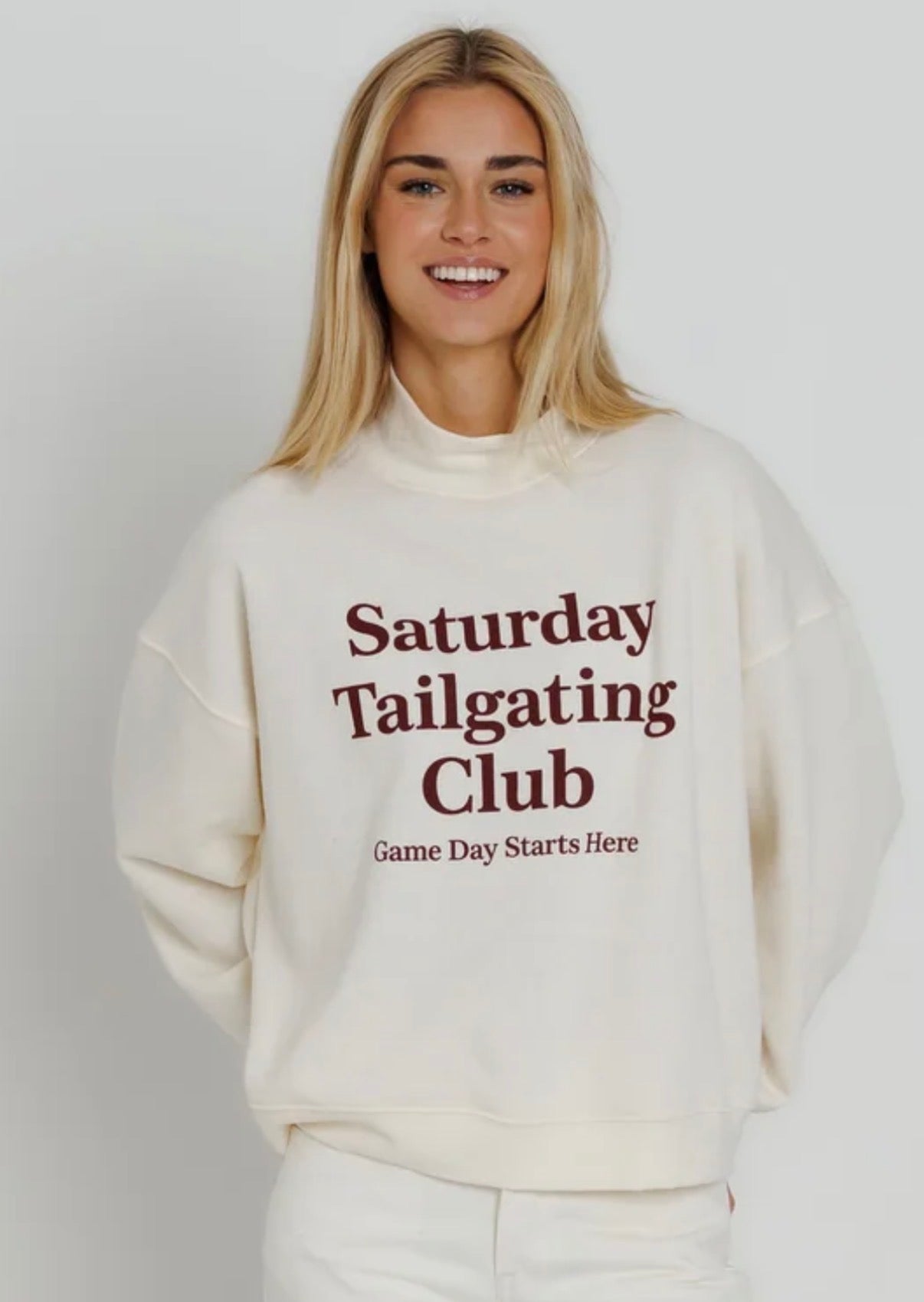 Saturday Tailgating Club - Mockneck