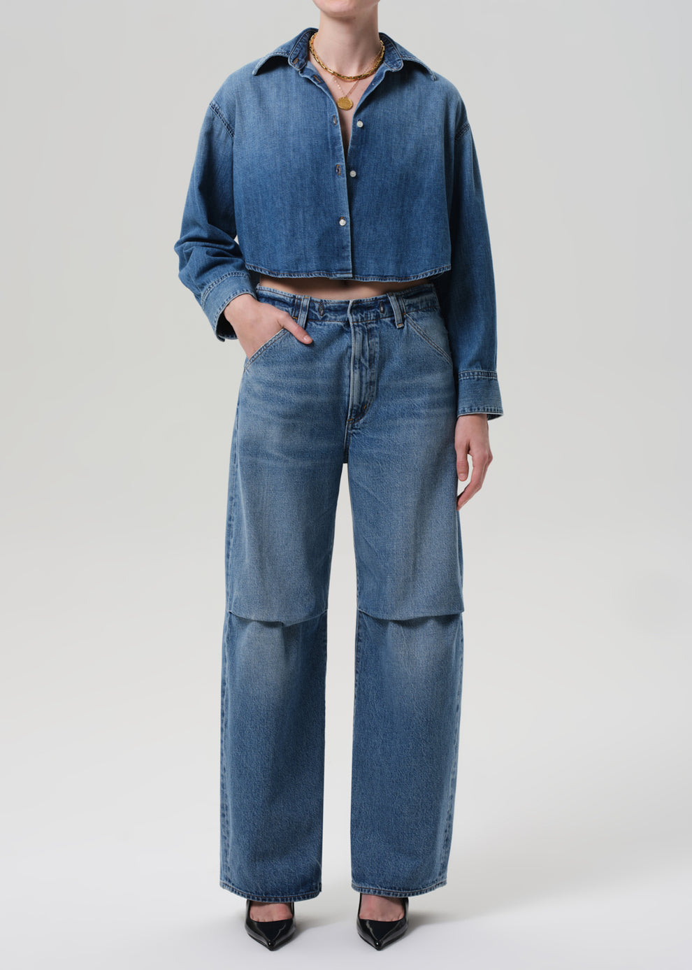 Ana Cropped Shirt